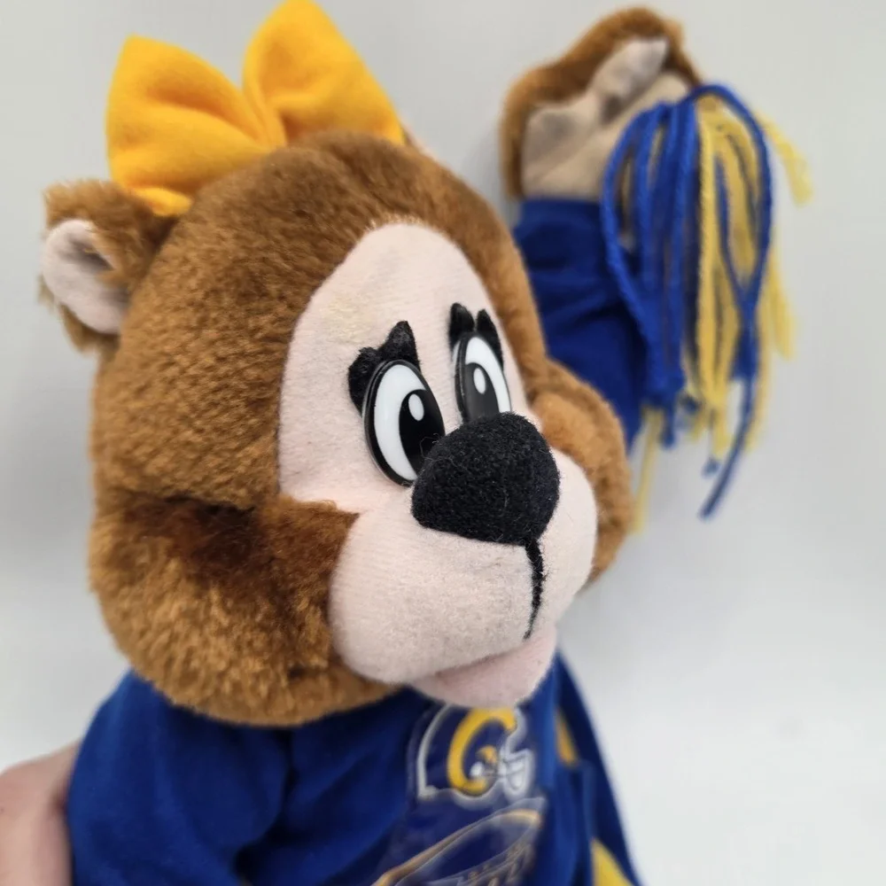 Vintage St.‎ Louis Rams Cheerleader Plush Mascot NFL Football Stuffed 1999